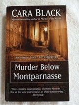 Murder Below Montparnasse by Cara Black (2013, Aimee Leduc #13, Large Print HC) - £5.11 GBP