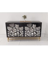 Handmade Bone Inlay Floral Design Entryway Cabinet, bone inlay furniture... - $3,327.95 CAD