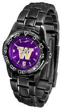 Washington Huskies Ladies Women AnoChrome Fantom Black Sport Watch - £75.93 GBP