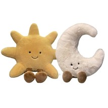 Promotional 2022 New Style Funny Sun Moon Soft Plush Toy Baby Cute Throw Pillow  - £22.83 GBP+