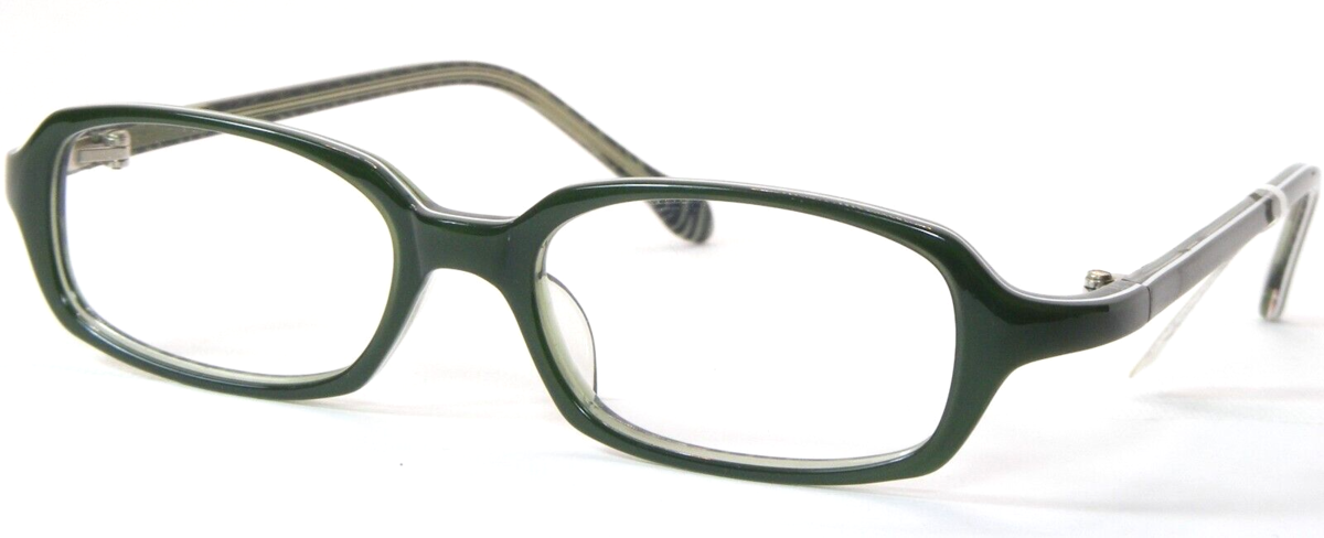Vintage OU 12.103.03 OLIVE GREEN /WHITE RARE EYEGLASSES GLASSES FRAME 48... - $57.78