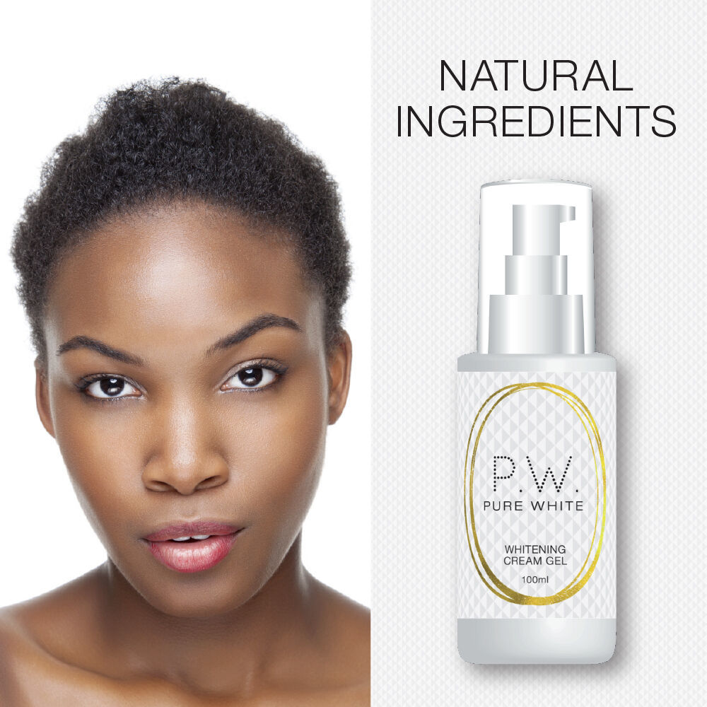 PURE WHITE WHITENING CREAM-GEL FAIRER SKIN TONE EVEN COMPLETION STRONG - $56.45