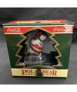NEW Coca-Cola Bottle Polar Bear Christmas Xmas Ornament Ice Skating Bear KG - €8,54 EUR