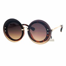 PASTL Womens Sunglasses Round Circle Oversized Lens Over Frame UV 400 - £10.35 GBP