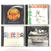 Squeeze 5 CD Bundle Singles 45s Hits Babylon Play Fantastic A&amp;M 25th 1982-1993 - $37.68