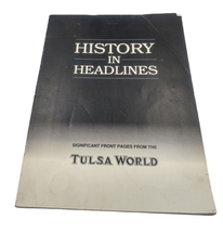 History in Headlines Tulsa World 1989 Second Edition WWII War MLK Kenned... - $35.37