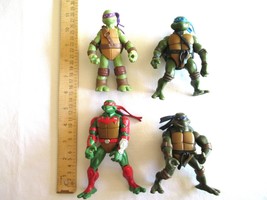 Lot of Teenage Mutant Ninja Turtle Playmates 2002 05 06 Viacon 2012 TMNT Figure - £8.64 GBP