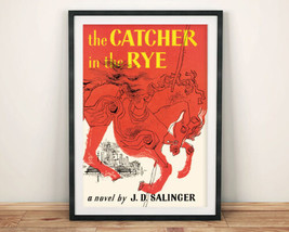 Receptor en La Centeno Póster: Vintage Salinger Libro Tapa Arte Estampado - £4.25 GBP+