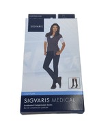 Sigvaris Essential 233 Cotton Women&#39;s Closed Toe Knee Highs 30-40 mmHg S... - £46.90 GBP
