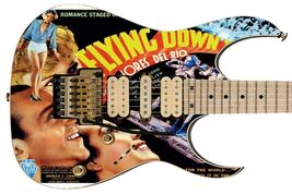 Guitar Skin Electric Axe Wrap Re-skin Flying Down To Rio Classic 615 - $44.50