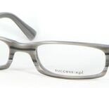 NEW SUCCESS XPL SPL-11 GREY STRIPED EYEGLASSES GLASSES FRAME 49-18-135 mm - $20.79
