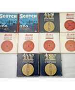 Analog Reel to Reel Magnetic Recording Tape Lot x10 SCOTCH &amp; ALLIED 260 ... - £31.08 GBP
