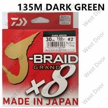 2018 New Daiwa J-ID Grand X8 Fishing Line Pe Dark Green Chartreuse Green Multi - £67.97 GBP