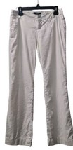 Mossimo Womens 4 Linen Blend Dress Pants Beige Wide-Leg Mid-Rise Stretch - £8.60 GBP
