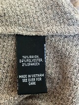 AGB Sweater Dress Size L Long Sleeve Turtleneck Beige Pockets Soft Knit NEW - $22.76