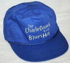 Vintage CHARLIE DANIELS BAND 1997 Blues Hat Snapback Rope Bill HAT CAP R... - £19.45 GBP