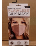Finishing Touch Flawless Silk Face Mask Women’s Blush Gentle Breathable ... - $10.79 CAD