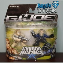 GI Joe Combat Heroes Duke &amp; Cobra Commander Rise of Cobra Figures  - £14.43 GBP