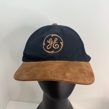 Vintage KC Collections Strap Back General Electric Hat Cap Black Brown S... - £12.70 GBP