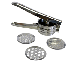 Potato Ricer Masher Heavy Duty Stainless Steel Press Mashed Potatoes Kitchen - £15.29 GBP