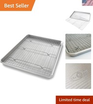 Nonstick Bakeware Set with Half Sheet Pan and Cooling Rack - Oven Safe t... - $952.78 MXN