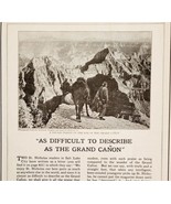1927 Navajo At Grand Canyon With Horse Photo Print Santa Fe Railway St N... - $475.79 MXN