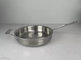 All-Clad D5 POLISHED 5-ply Stainless-Steel 4 qt Saute Pan with NO LID - £65.04 GBP