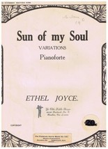 Sun Of My Soul Sheet Music Ethel Joyce Pianoforte Variations - £1.64 GBP