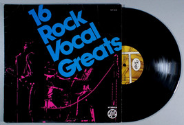 16 Rock Vocal Greats (1976) Vinyl LP • Various, Jimi Hendrix, Eric Clapton - $20.61