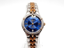 Womens Armitron Now Watch New Battery Blue Dial Two-Tone - £15.62 GBP