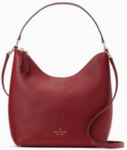 Kate Spade Zippy Shoulder Bag Red Currant Leather Purse K8140 NWT $449 Retail FS - $188.09