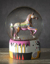 Trail Of Painted Ponies Western Praire Horizon Horse Glitter Water Globe... - £32.64 GBP