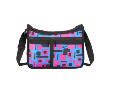LeSportsac Floating Squares Deluxe Everyday Crossbody, Japanese Artist G... - £78.84 GBP