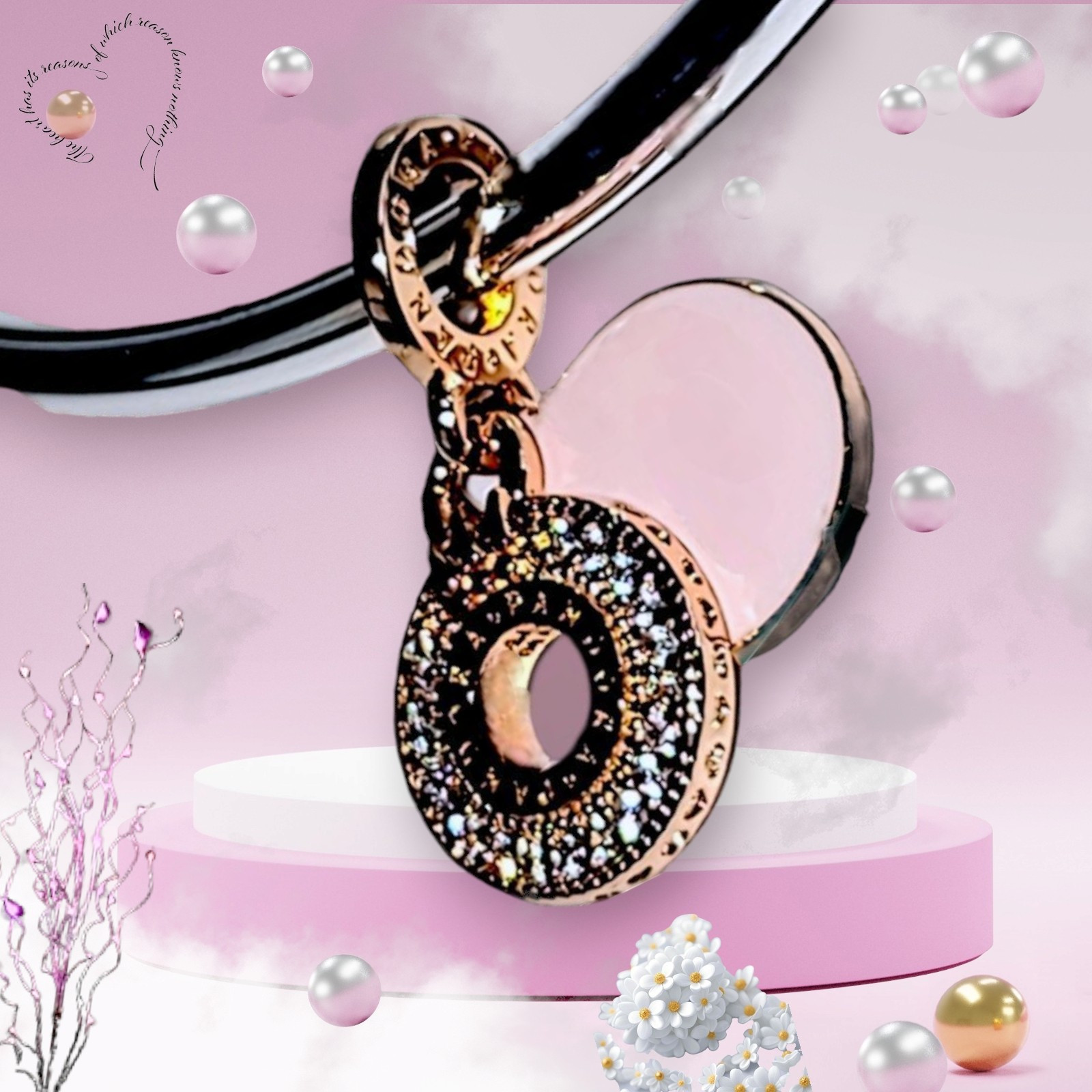 Pandora Rose Gold Crown O Dangle Charm US SELLERUS SELLER  Item image 7