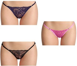 Besame Women Bikini Panties Lace Underwear Lingerie One Size - £21.13 GBP