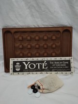 Yote The African Game Of Checkers Board Game Complete - $35.63