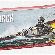 Vintage Naval Ship Plastic Model Kit - Bismarck 1:600 Clics - £69.64 GBP