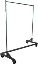 41&quot; Small Commercial Grade Rolling Z Rack with Nesting Black Base - $93.64