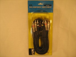 *NEW* 6 Ft RCA COMPONENT VIDEO CABLES Item 98027 24K Gold Plate Set of 5... - £4.41 GBP