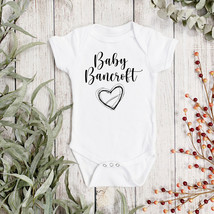 PERSONALISED Any Name Baby Vest - Personalised New Baby Sleepsuit Babygrow - $10.59