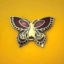 Butterfly Multi Color Small Vintage Jewelry Pin Brooch - $11.95