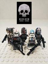 Star Wars The Bad Batch Clone Force 99 and Echo 5pcs/set Custom Minifigures Toys - £11.18 GBP