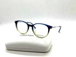 Calvin Klein CK19712 428 Crystal BLUE/GREEN Gradien Eyeglasses Frame 51-17-140MM - £42.17 GBP
