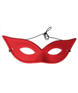 Red Cat Eye Harlequin  Masquerade Venetian Eye Mask Adult Accessory One ... - €8,34 EUR