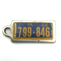 DAV 1959 PENNSYLVANIA keychain license plate tag Disabled American Veterans - £7.96 GBP