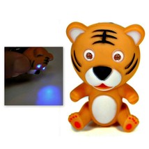 LED TIGER KEYCHAIN with Light and Sound Cute Animal Roaring Noise Key Ch... - $6.95