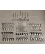 Superior Stainless Flatware Radiant Rose Service For 12 Mid Century Mode... - £70.67 GBP