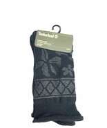 Timberland Black Cotton Blend Novelty Crew 1 Pair Women’s Socks A1EDA-001 - €7,11 EUR
