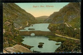 Vintage Travel Postcard Eagle&#39;s Nest Killarney Ireland to USA 1915 Cancel - $12.86