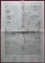 1955 Original Military Topographic Map Kragujevac Serbia Yugoslavia JNA ... - $45.11